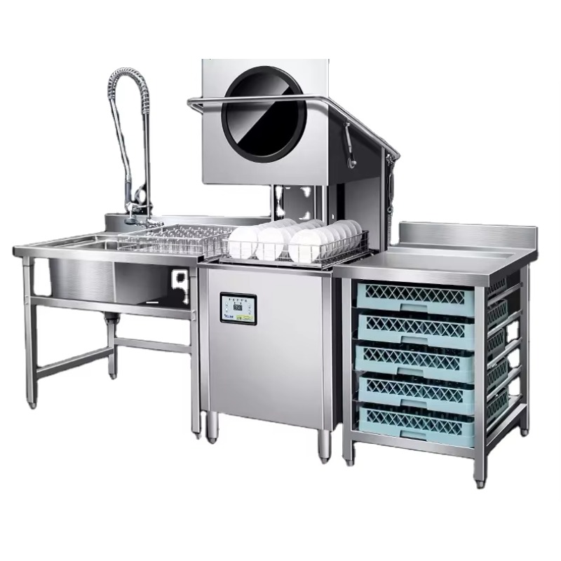 Commercial Kitchen Kitchen - 業務用自立型自動フード式電気食器洗浄機（カスタムレストランキッチン向け）