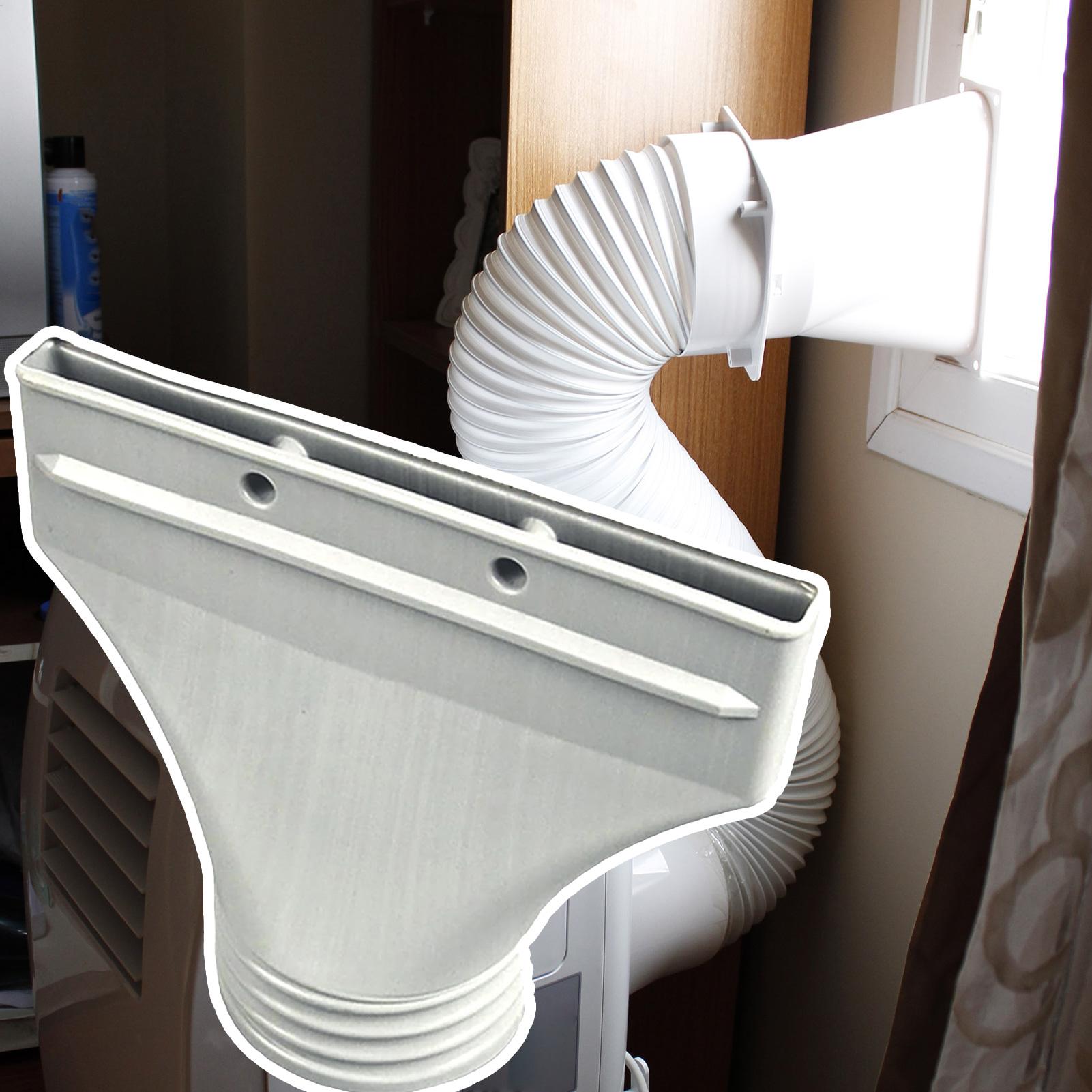 Commercial Kitchen Air Conditioner - エアコンホースコネクタポータブルAC排気ホースカプラーベント接続チューブ家庭用キッチンレンジフードドライヤーウィンドウ用