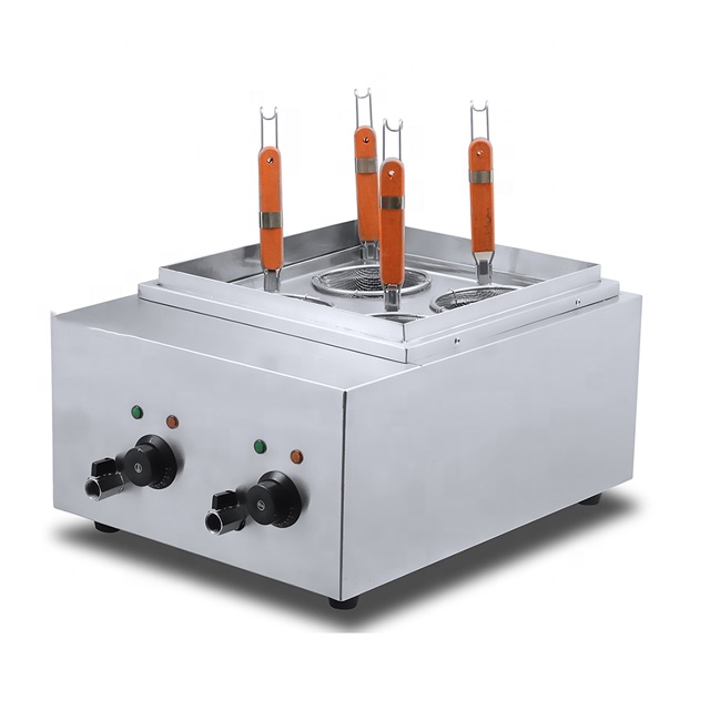 Commercial Kitchen Boiler - 2025年式業務用4槽卓上麺釜機 高品質厨房機器 レストラン向け麺・パスタ調理器