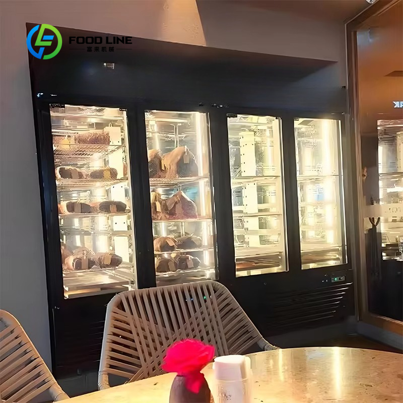 Commercial Kitchen Refrigerator - カスタマイズ可能な業務用冷蔵ショーケース、調節可能な棚、ステーキ用サワーアシッドドライエイジ、レストランキッチン用牛肉熟成庫
