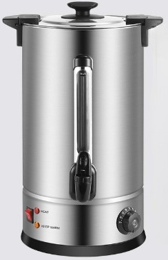 Commercial Kitchen Boiler - 業務用ステンレス製電気湯沸かし器 35L ミルクティー用サーバー 温水サーバー ホテル レストラン