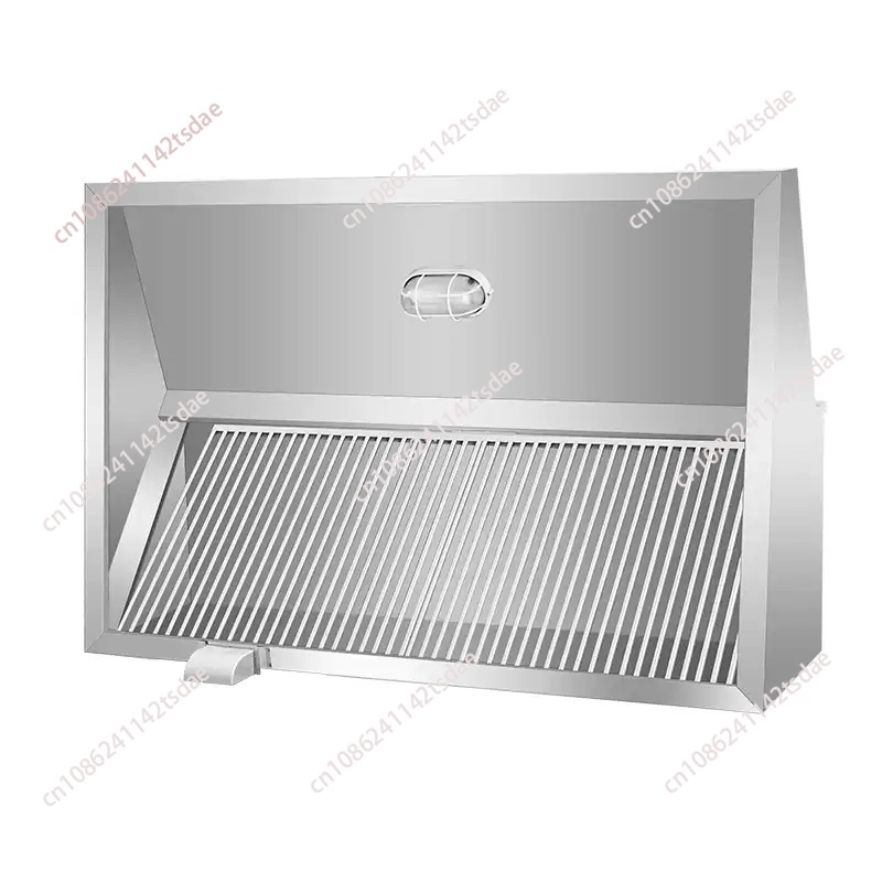 Commercial Kitchen Hoods - 厚みのあるステンレス製換気フード。業務用厨房、レストラン、食堂、家庭用。強力な吸引力で排気・浄化を行うレンジフード。