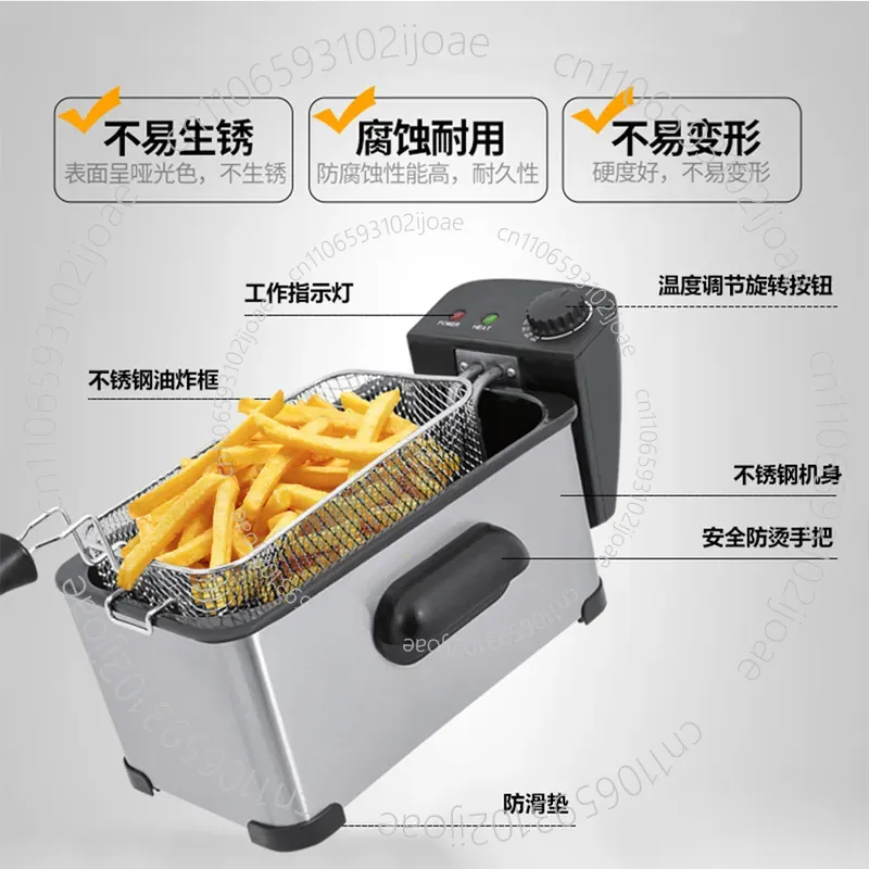 家庭用および業務用3.5L電気フライヤー、電気串焼き器、キッ - Commercial Kitchen Plumbing のレビューと価格