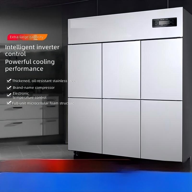 4/6ドア式、縦型、業務用冷蔵冷凍庫、二重温度設定、大容量、 - Commercial Kitchen Refrigerator のレビューと価格