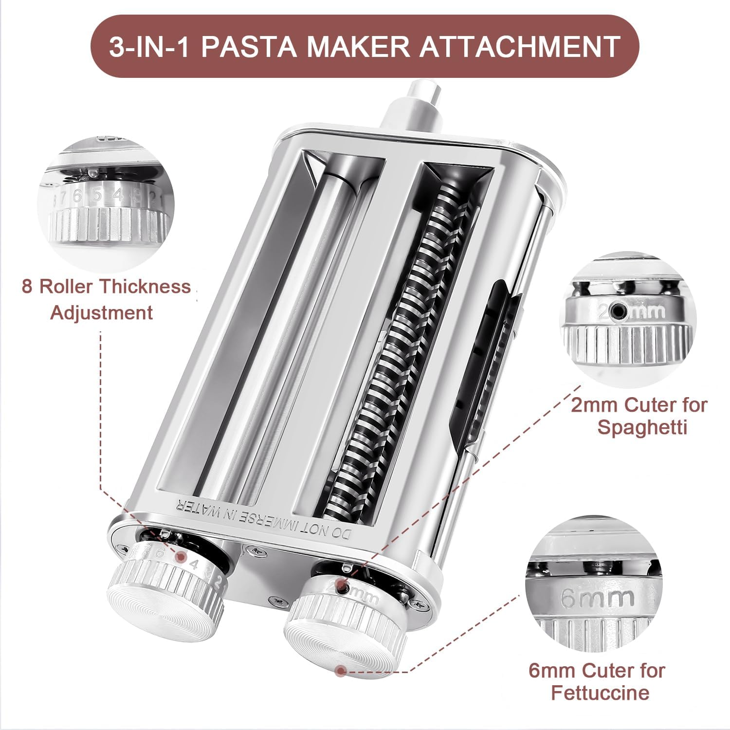 キッチンエイドミキサー3-in-1パスタローラーカッターアタ - Commercial Kitchen Supplies のレビューと価格