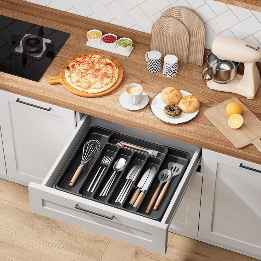 調節可能なカトラリードロワーオーガナイザー、拡張可能、省スペ - Commercial Kitchen Supplies のレビューと価格