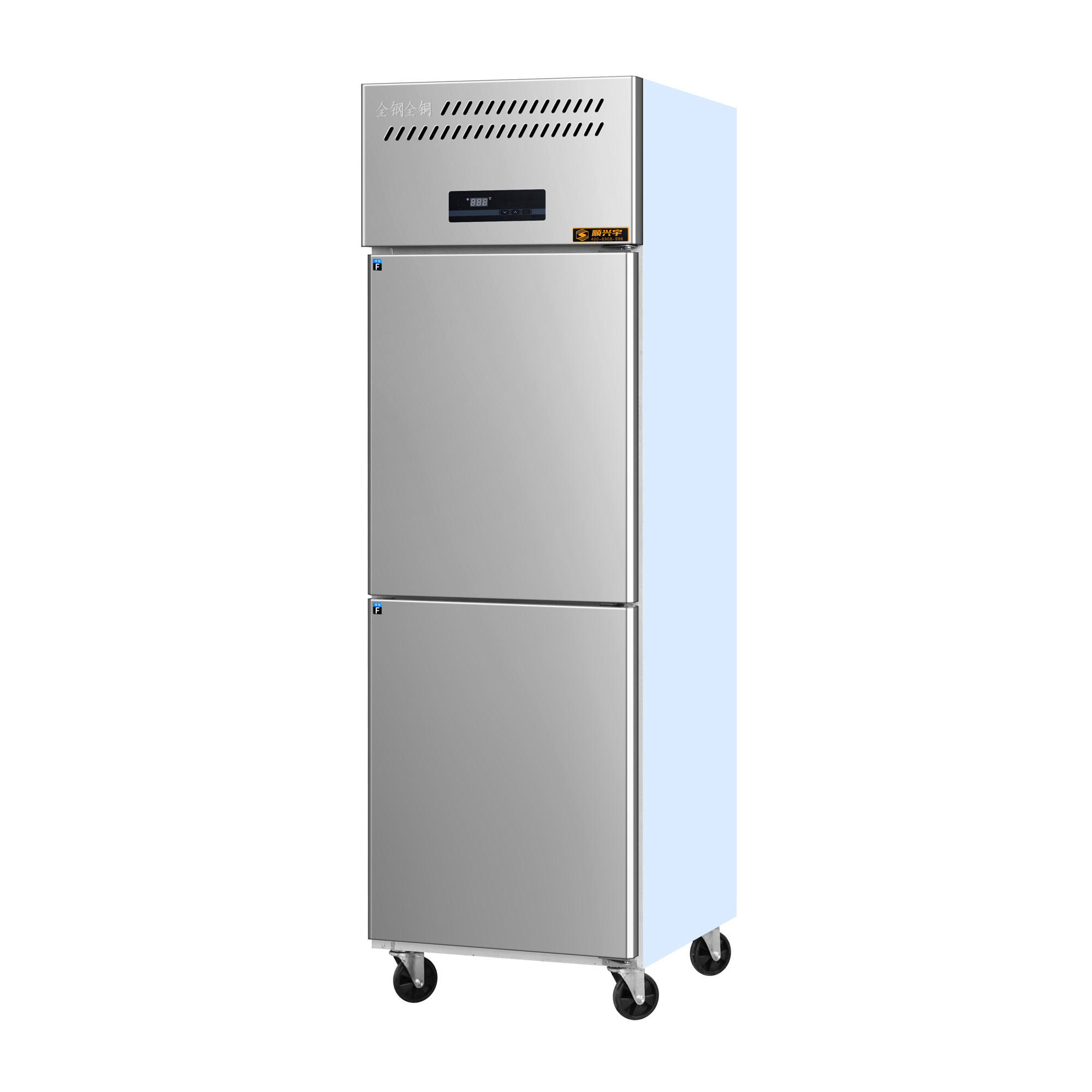 業務用高性能6ドアステンレス製縦型冷凍冷蔵庫（レストラン厨房 - Commercial Kitchen Refrigerator のレビューと価格