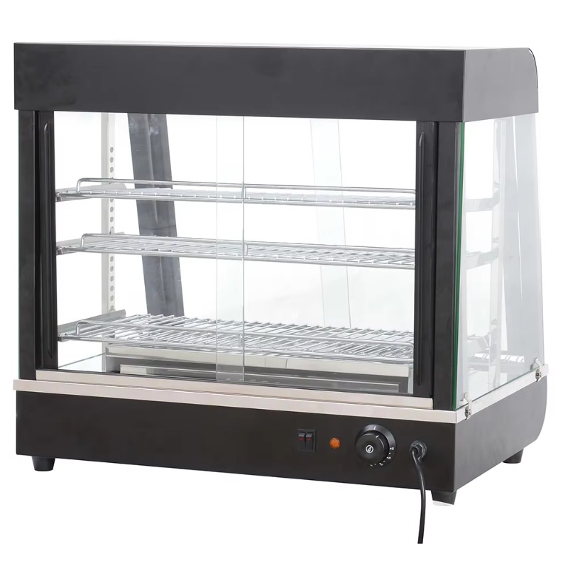 業務用断熱ステンレス製ディスプレイキャビネット、全面ガラス扉 - Commercial Kitchen Supplies のレビューと価格