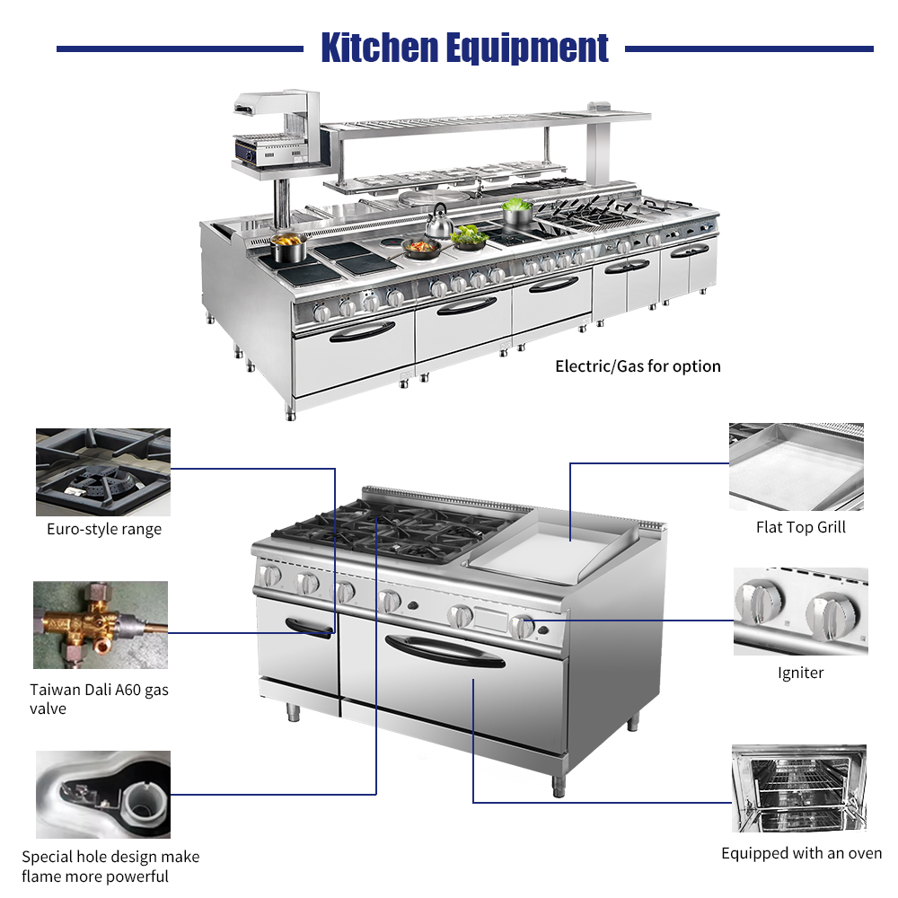 高級ホテルレストラン厨房機器セット（ビュッフェ用品と業務用調 - Commercial Kitchen Kitchen のレビューと価格