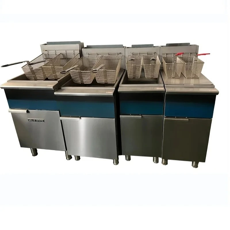 業務用厨房ガス式3槽フライヤー、レストラン向け、大特価販売中 - Commercial Kitchen Plumbing のレビューと価格