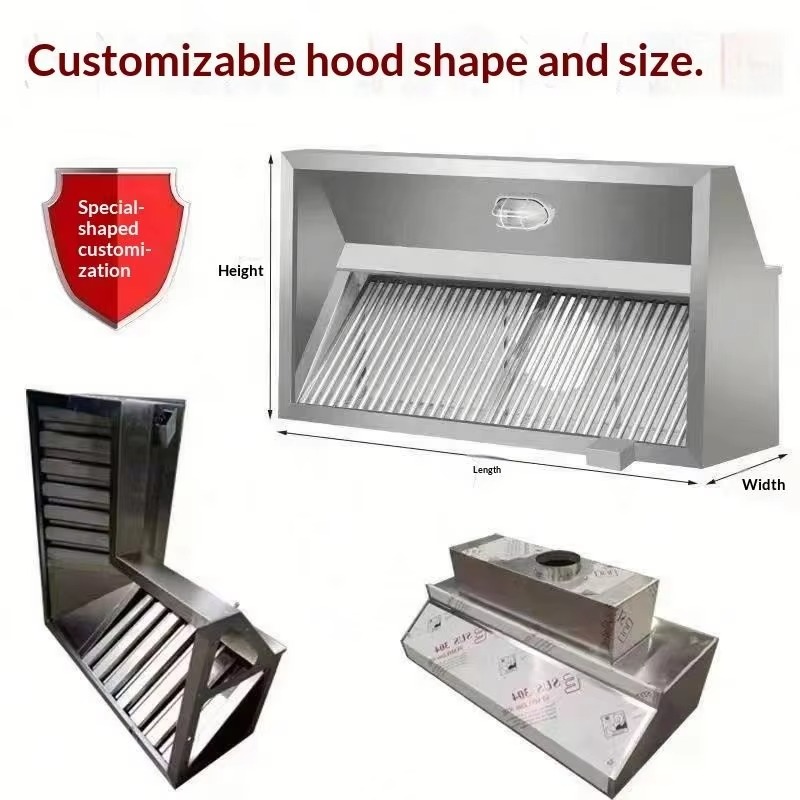 業務用カスタマイズ可能なキッチン壁掛けステンレス鋼製コンビネ - Commercial Kitchen Hoods のレビューと価格
