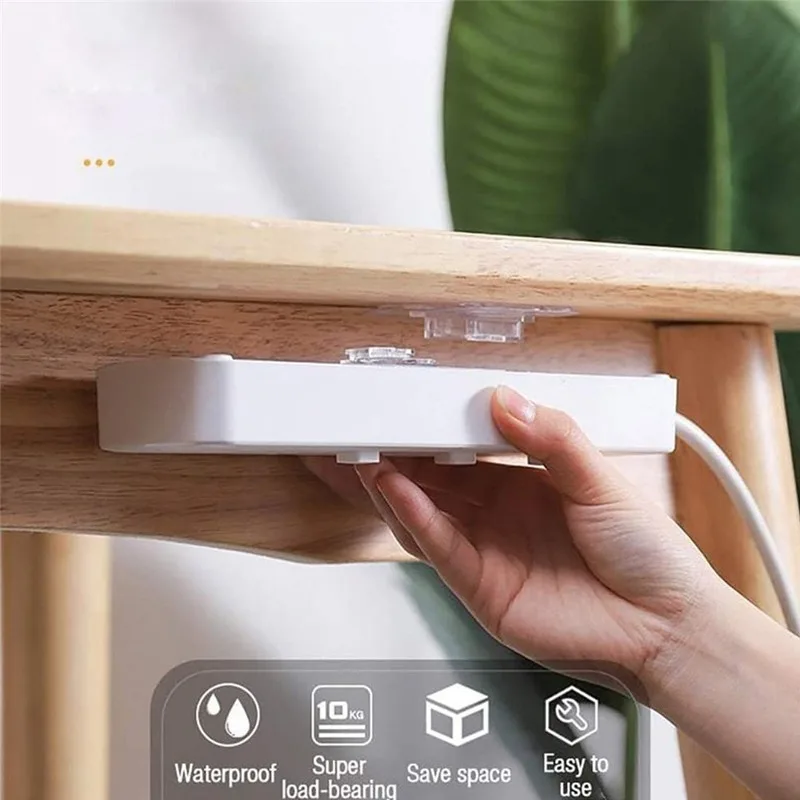両面粘着ウォールフック＆透明吸盤フック - プラグソケットホ - Commercial Kitchen Supplies のレビューと価格