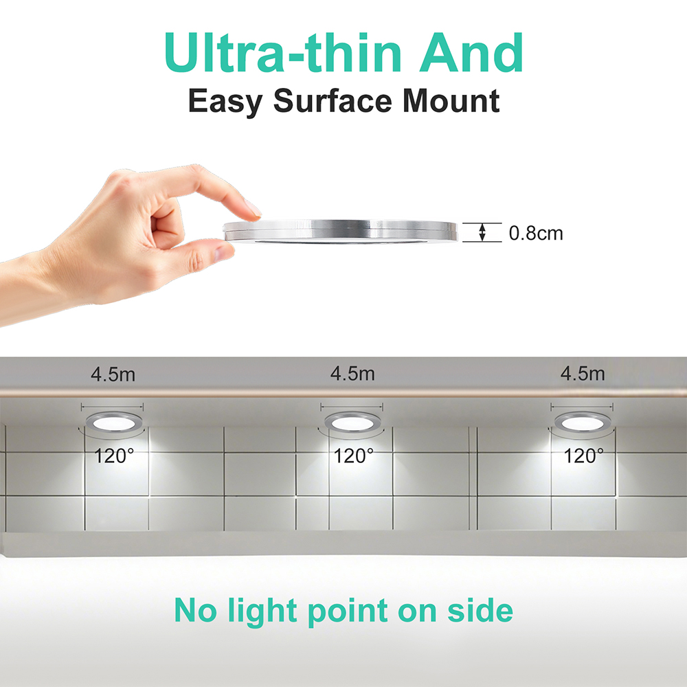 12V LEDアンダーキャビネットライトスイッチ電源キットコ - Commercial Kitchen Lights のレビューと価格