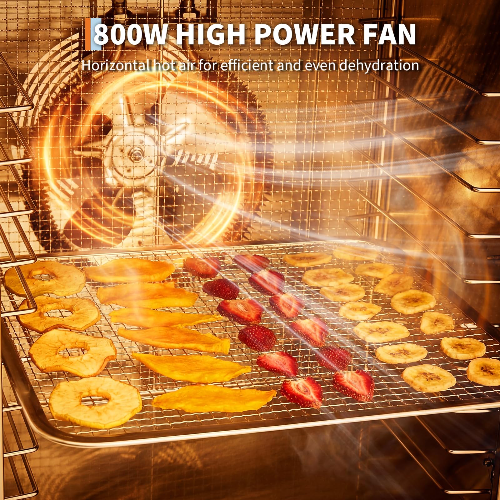 ステンレス製デジタルフードドライヤーマシン、10/12トレイ - Commercial Food Dehydrator のレビューと価格