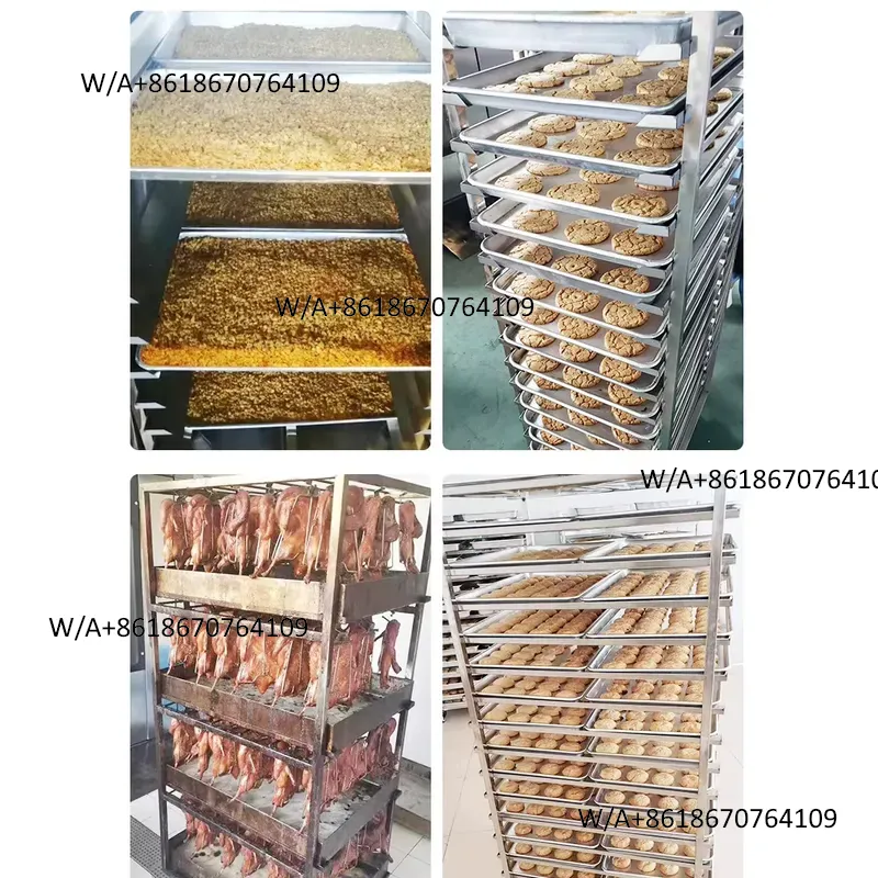 新しいステンレス製ベーカリー用オーブン。電気式で、64段のト - Rotary Bakery Oven のレビューと価格