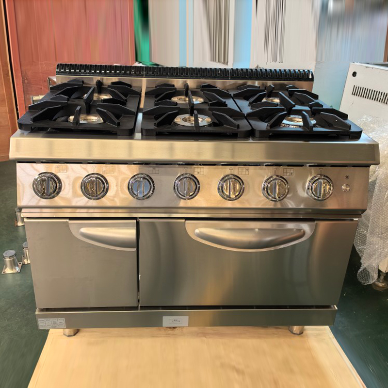 業務用ガスコンロ ステンレス製厨房機器 6口ガスレンジ オー - Commercial Kitchen Kitchen のレビューと価格