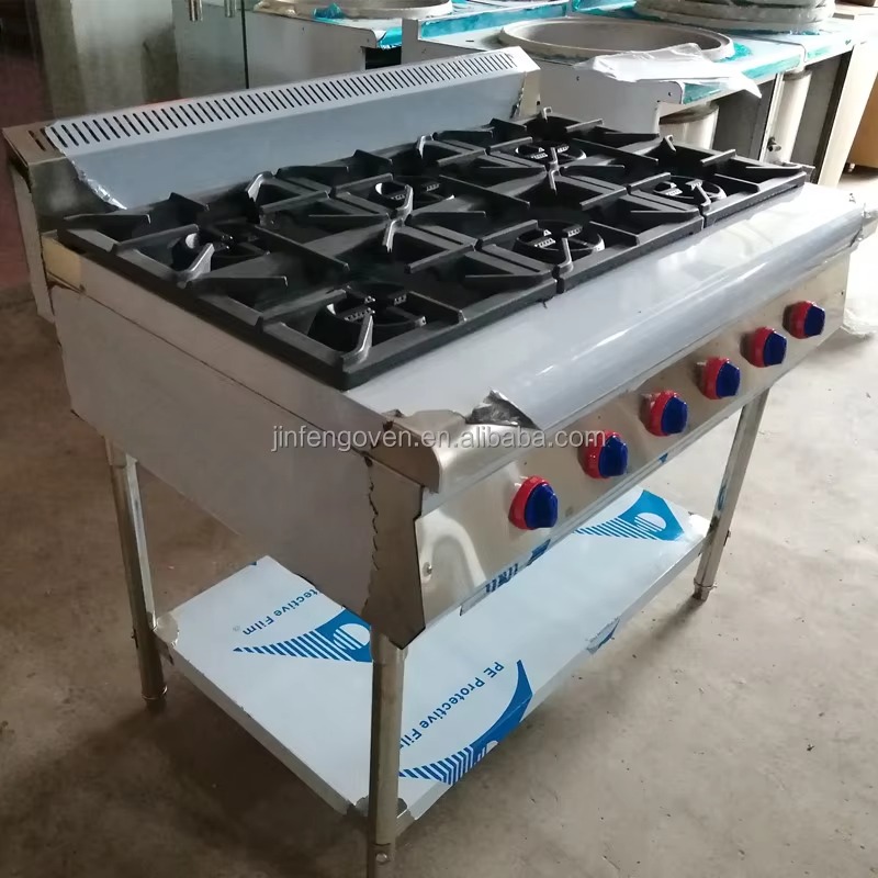 業務用厨房機器 プロ仕様 6口ガスコンロ 工業用ポータブルガ - Commercial Kitchen Kitchen のレビューと価格