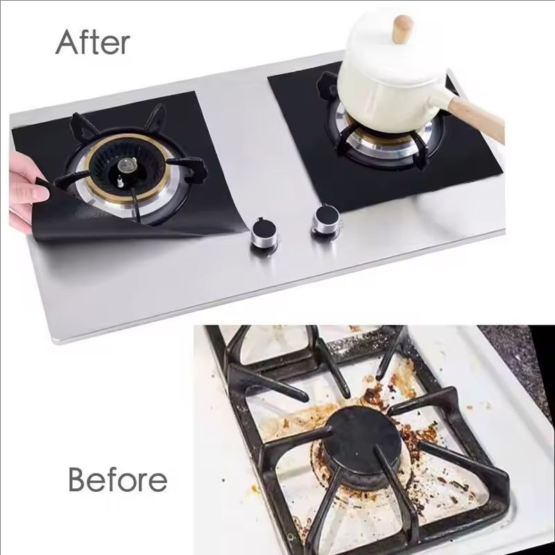 2/4/8 個ガスストーブプロテクター調理器蓋ライナークリー - Commercial Kitchen Hoods のレビューと価格
