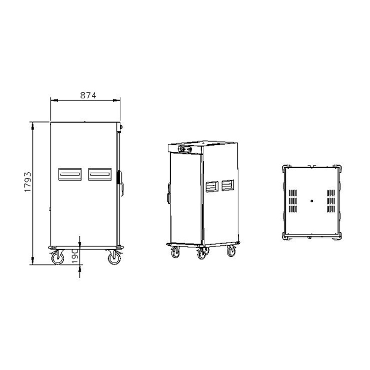 デジタル11段式業務用保温キッチン家庭用直立型加熱式保温庫ホ - Commercial Kitchen Kitchen のレビューと価格