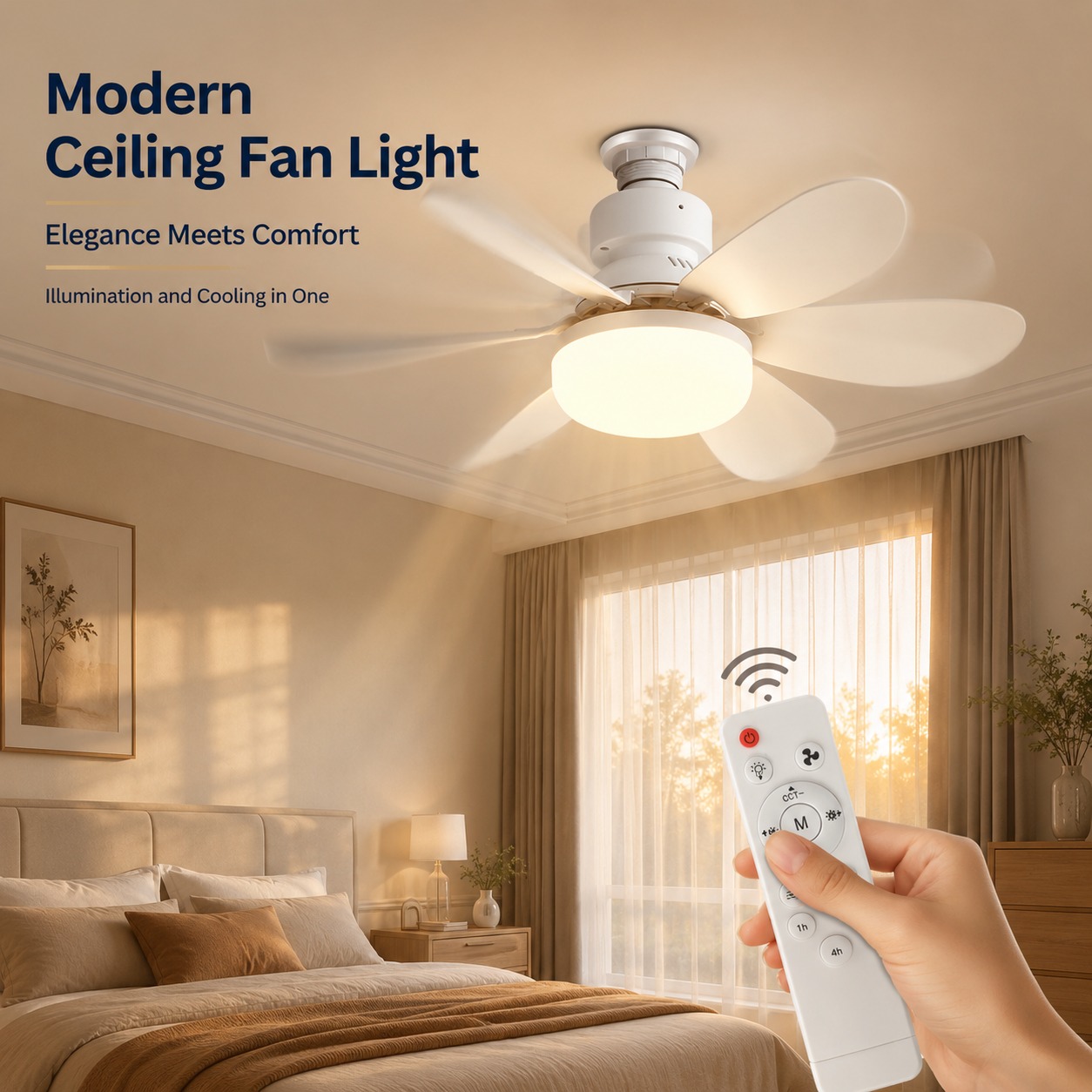 2026年新型E27シーリングファンライト、30W/40W調 - Commercial Kitchen Lights のレビューと価格