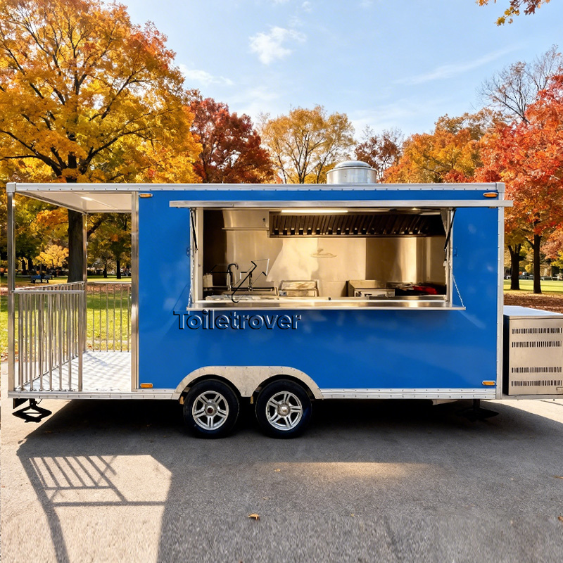 丸みを帯びた窓付きの移動式キッチンカー、コンテナ型フードトラ - Commercial Kitchen Windows のレビューと価格