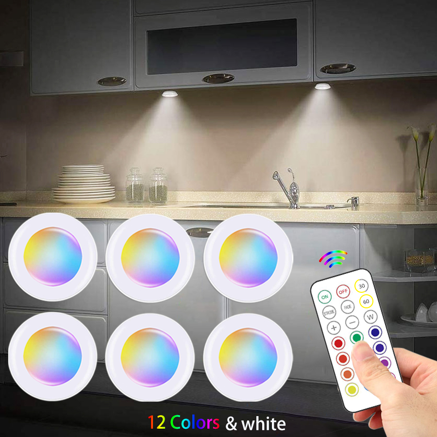 13 色 RGB LED アンダーキャビネットライトワイヤレ - Commercial Kitchen Lights のレビューと価格