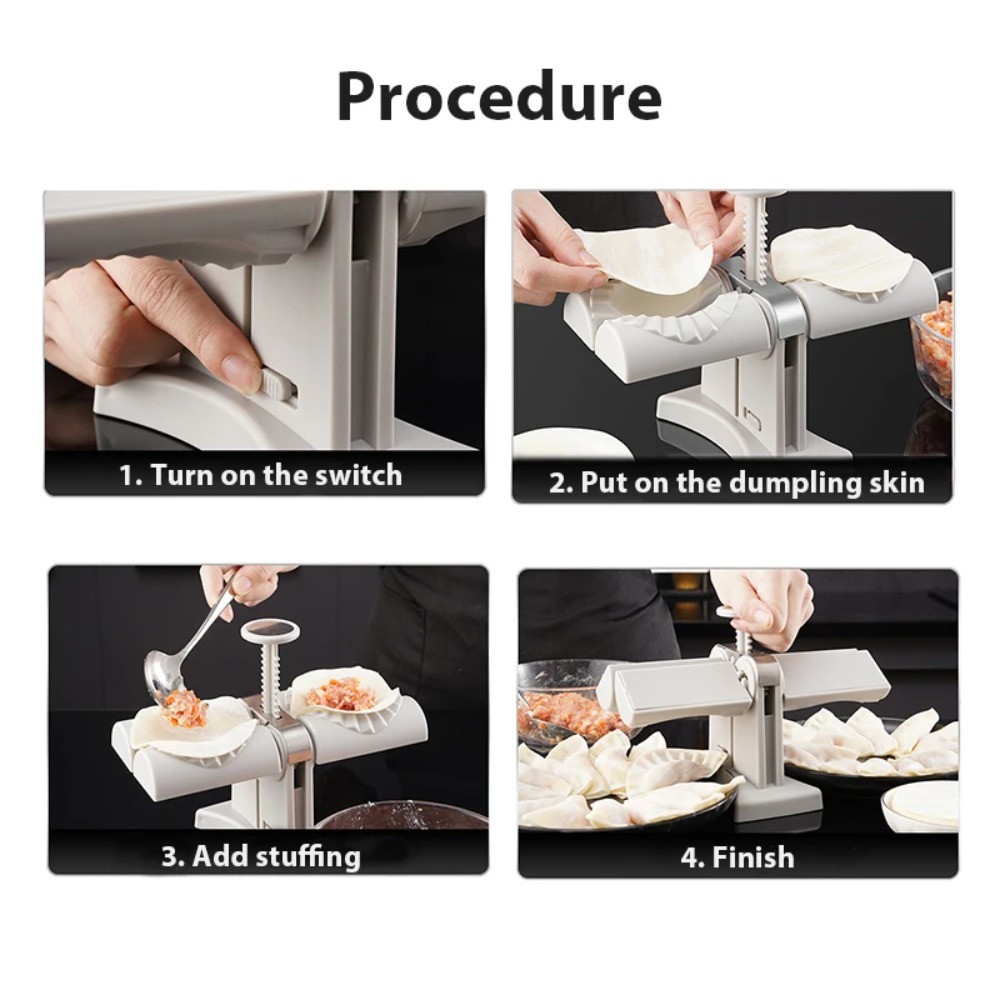 自動餃子製造機、お手入れ簡単、ダブルヘッドプレス型、パイ・ワ - Commercial Kitchen Supplies のレビューと価格