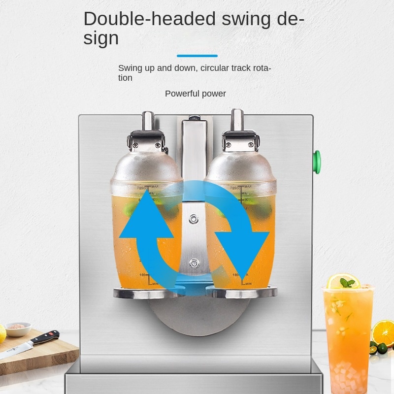 シェーカーパールミルクティーショップシェーカー自動ダブルヘッ - Bar Blender Mixing のレビューと価格