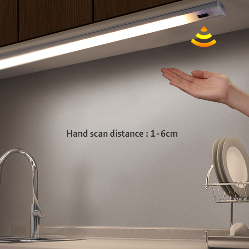LEDアンダーキャビネットライトキッチンランプ寝室ワードロー - Commercial Kitchen Lights のレビューと価格