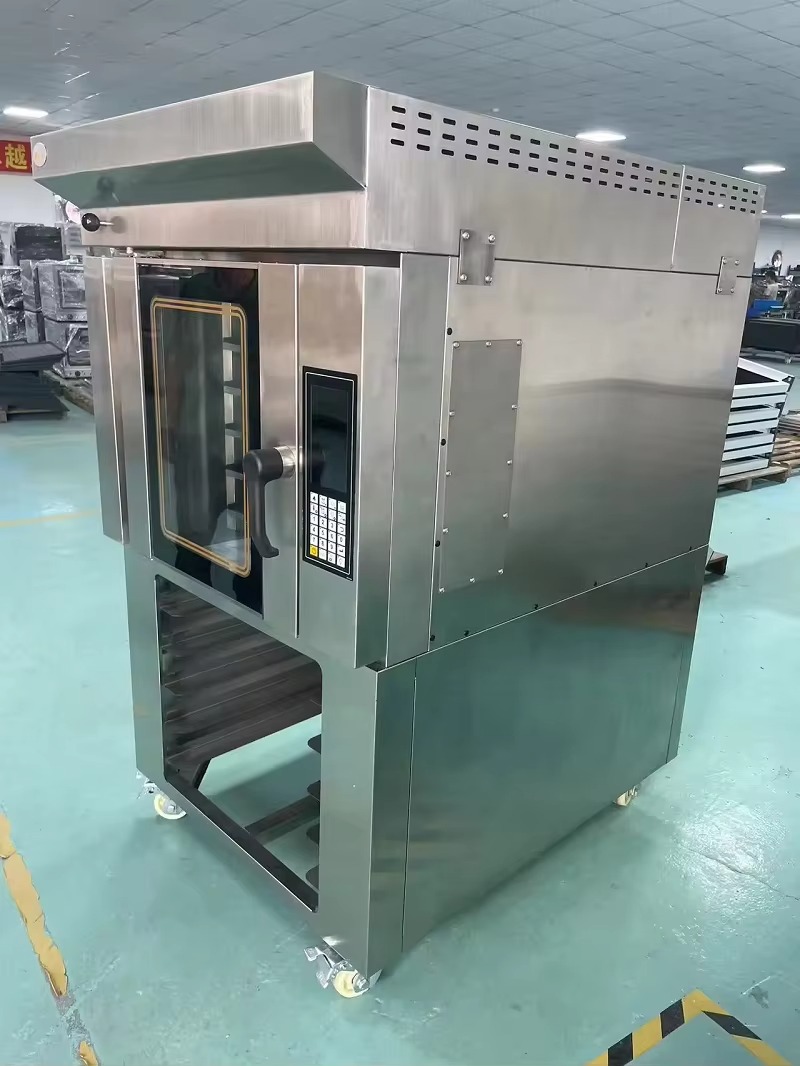 カスタム新型5層ステンレス鋼電気回転式ラックオーブン220V - Rotary Bakery Oven のレビューと価格