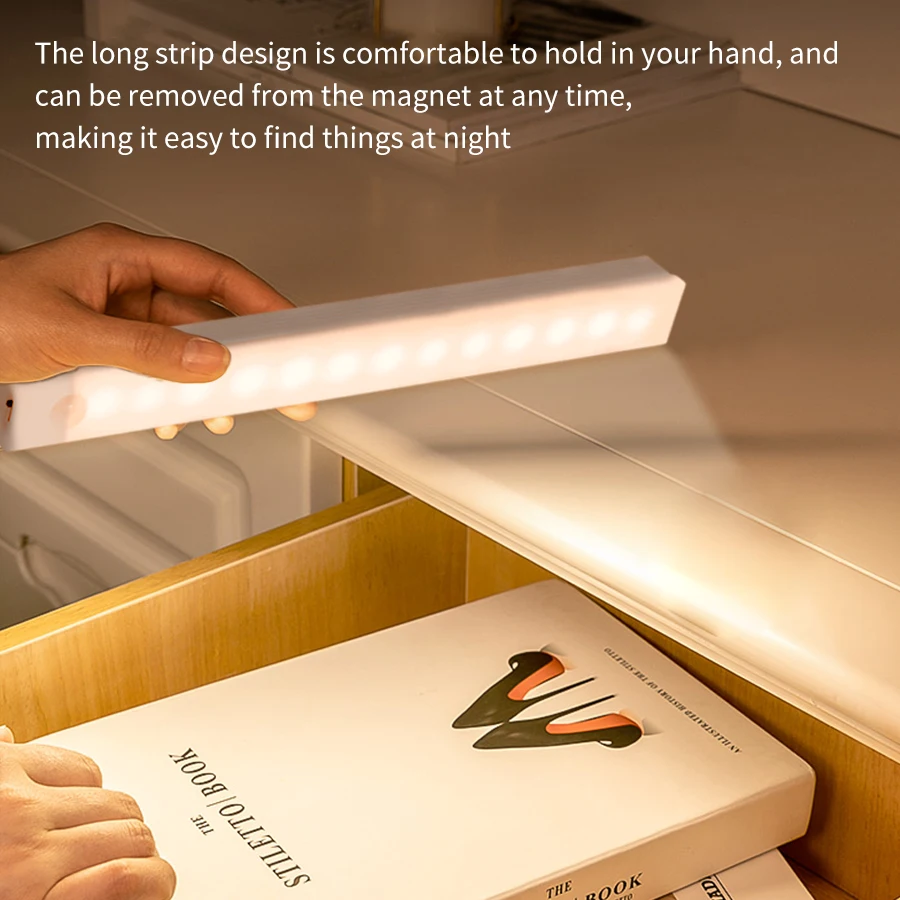 LEDモーションセンサーライトワイヤレスナイトライト充電式ロ - Commercial Kitchen Lights のレビューと価格