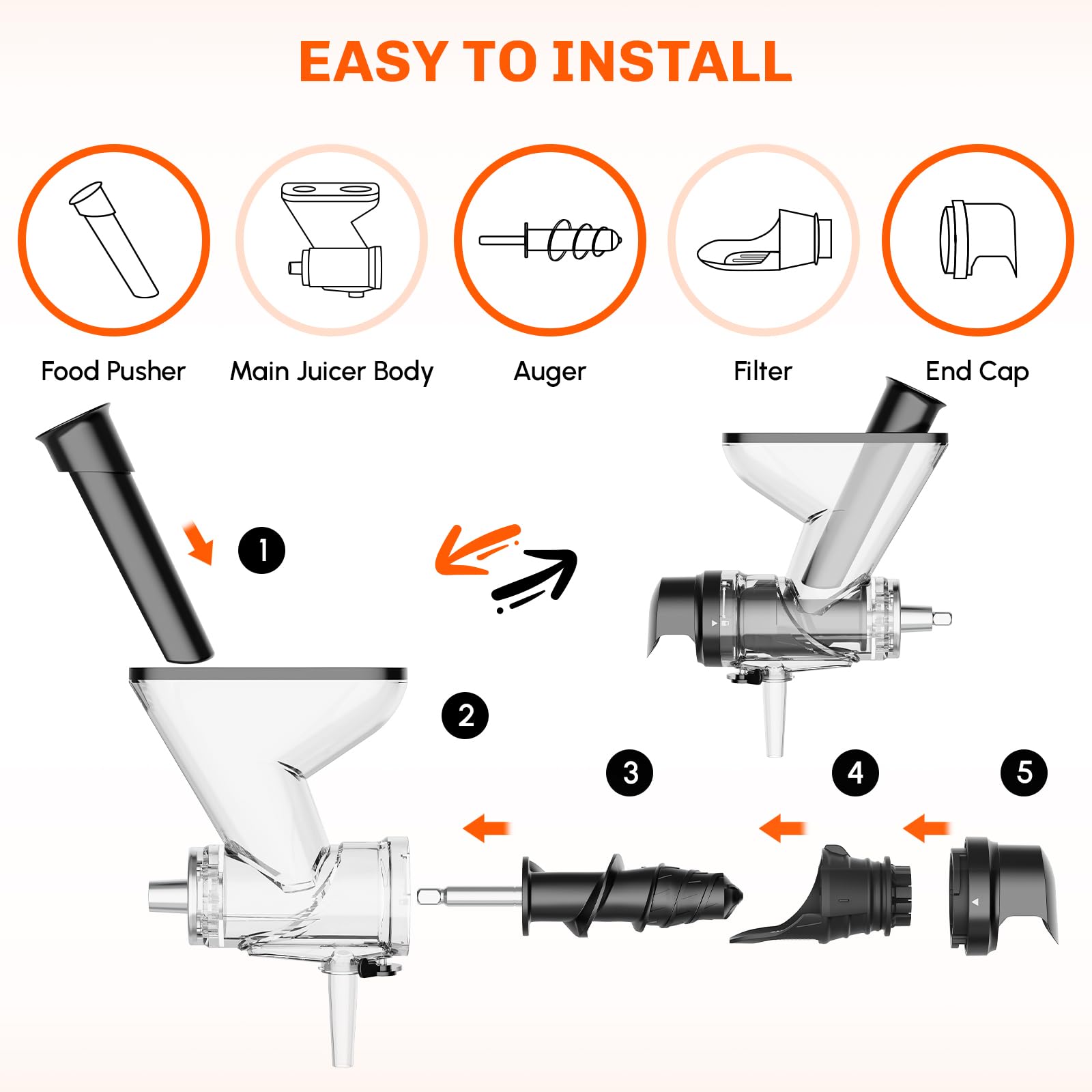 キッチンエイドスタンドミキサー用咀嚼式ジューサーアタッチメン - Commercial Kitchen Supplies のレビューと価格