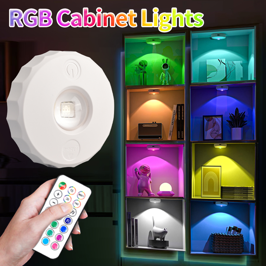 LED キャビネットライト RGB リモコン充電式ワイヤレス - Commercial Kitchen Lights のレビューと価格