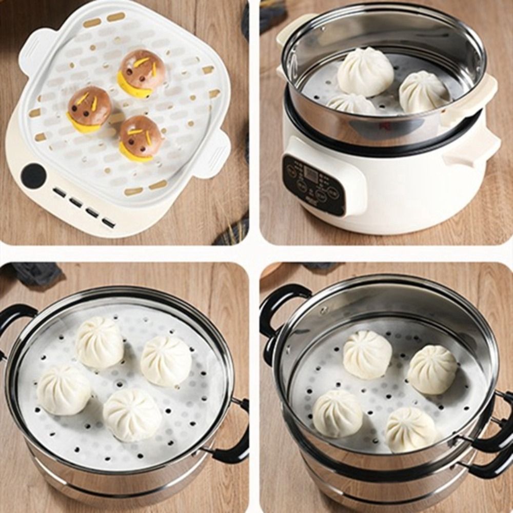 100 個蒸し紙蒸しパンペストリーノンスティック紙点心パンベ - Commercial Kitchen Supplies のレビューと価格