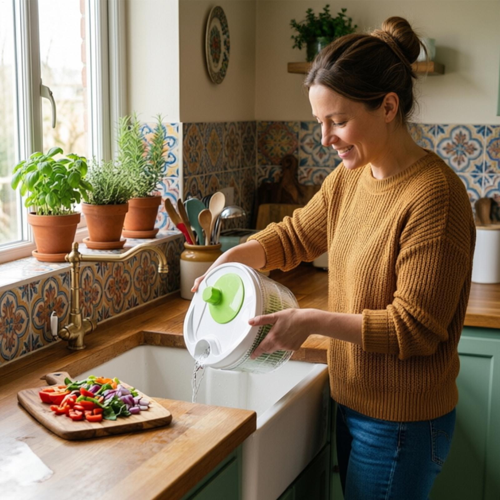 多機能家庭用手動野菜乾燥機 - フルーツ・レタス用水切りバス - Commercial Food Dehydrator のレビューと価格